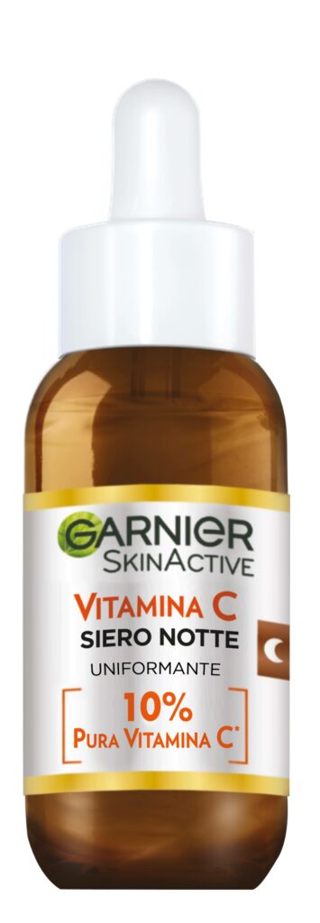 Garnier - *Skin Active* - Siero notte anti-macchie 10% vitamina C e acido  ialuronico