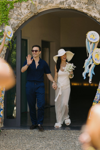 Amy Jackson e Ed Westwick in Costiera Amalfitana per il loro matrimonio da favola