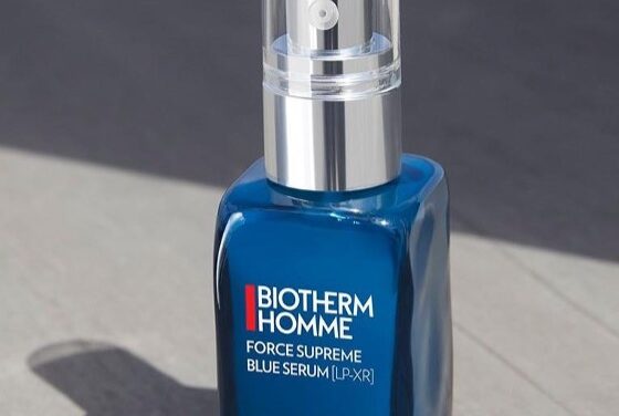 Biotherm Homme lancia il Force Supreme Blue Serum [LP-XR] dedicato alla skincare anti-age maschile