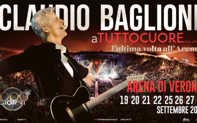 L’architetto Claudio Baglioni conclude all’Arena di Verona il tour “aTUTTOCUOREplus ultra”