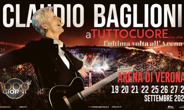 L’architetto Claudio Baglioni conclude all’Arena di Verona il tour “aTUTTOCUOREplus ultra”