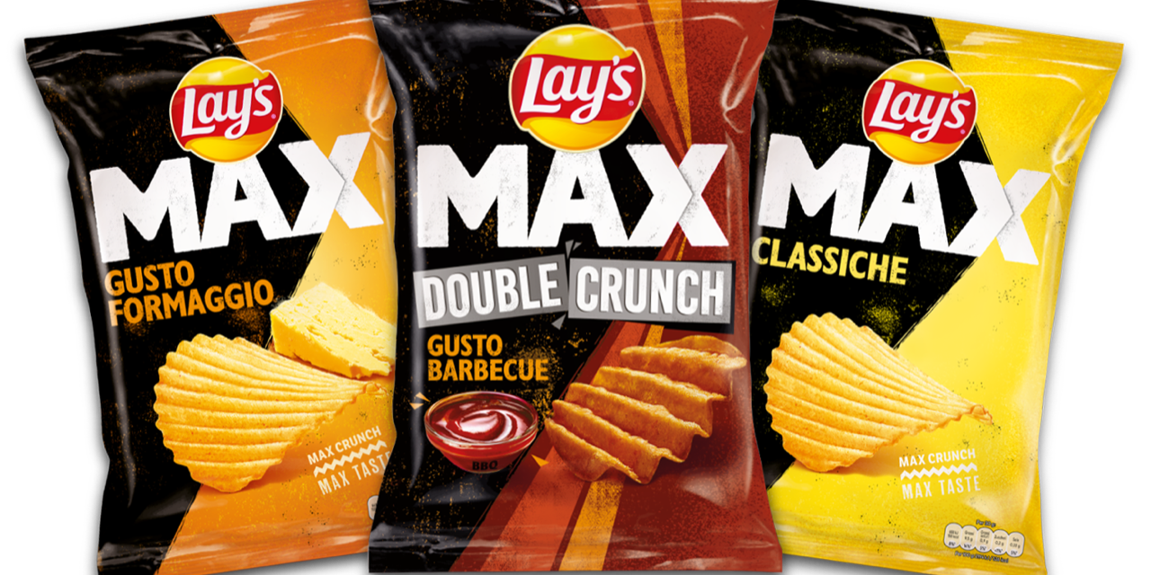 Lay’s, brand storico di patatine, lancia la nuova linea Lay’s MAX