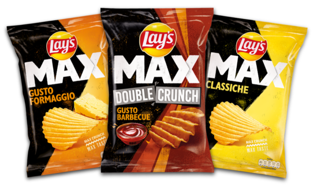 Lay’s, brand storico di patatine, lancia la nuova linea Lay’s MAX